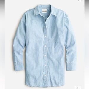 NWT J Crew Relaxed fit chambray
